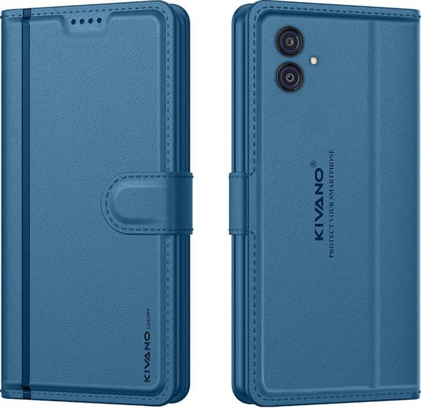 KIVANO LUXE Flip Cover for Samsung Galaxy M04 / Samsung Galaxy F04 / Samsung Galaxy A04e|Premium Leather|Magnetic
