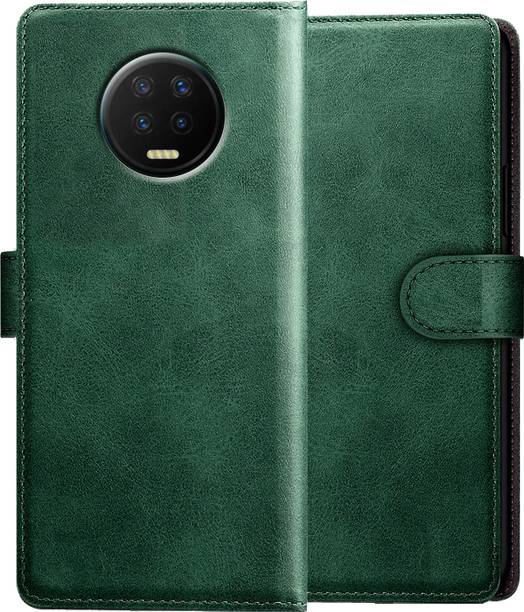 PFOAM Flip Cover for INFINIX NOTE 7 |Vegan PU Leather |Foldable Stand & Pocket |Magnetic Closure