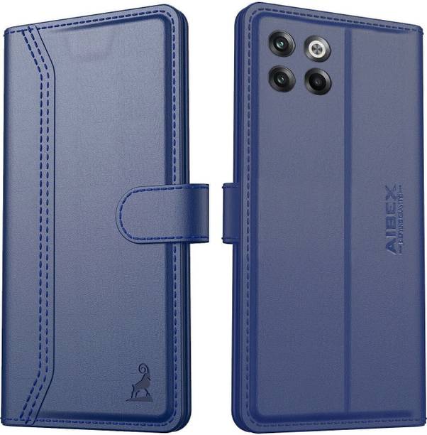 AIBEX Flip Cover for OnePlus 10T 5G|Premium Leather Finish|Magnetic Closure|Kickstand Feature|Shockproof