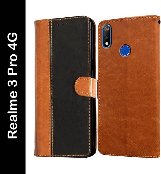 Casotec Flip Cover for Realme 3 Pro