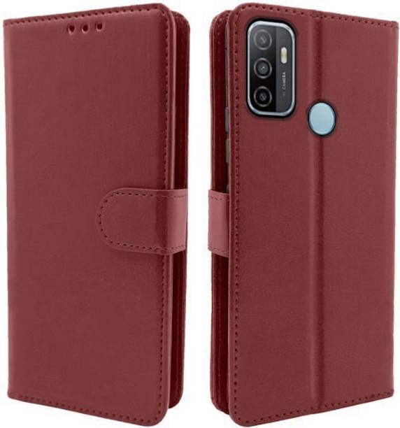 STARFLIP Flip Cover for Oppo A53 Leather Flip Cover Wallet Case for Oppo A53
