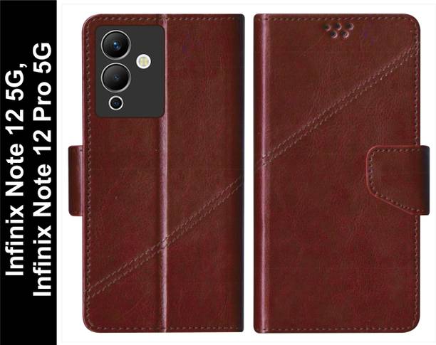 SBMS Flip Cover for Infinix Note 12 5G / Infinix Note 12 Pro 5G Back Cover Case