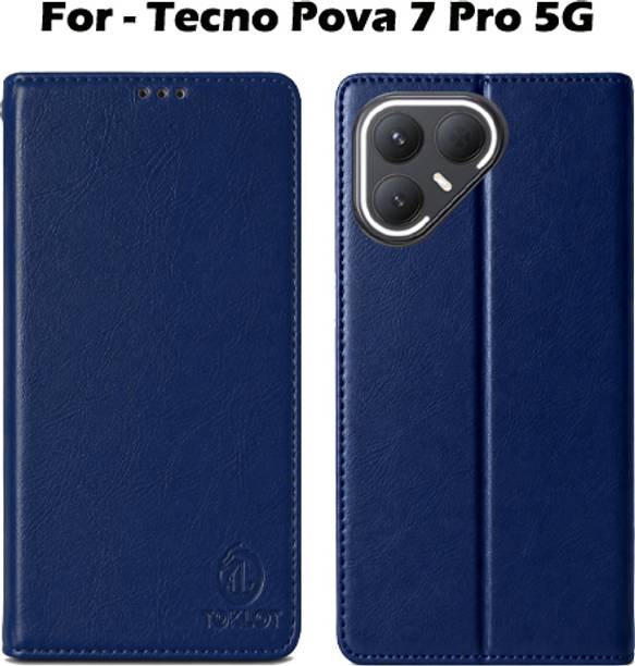 Toklot Flip Cover for Tecno Pova 7 Pro 5G