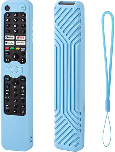 CALDIPREE Front & Back Case for Sony Smart Tv Voice Remote RMF-TX520P A80J X80J X85J X90J X95J Remote Cover