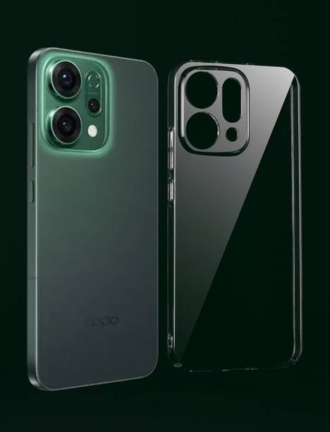ZAPVI Front & Back Case for Tempered Glass for Oppo Reno 14 (Black), screen guard Edge to Edge , Pack of 1