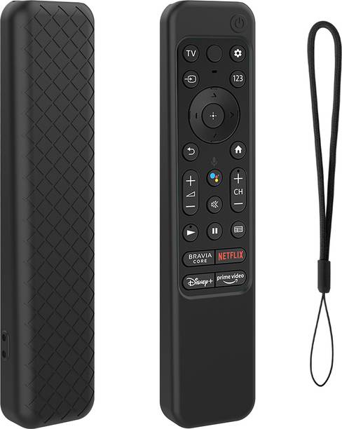 CALDIPREE Front & Back Case for Compatible Sony Smart Tv 2022 Voice Remote RMF-TX 800U RMF-TX 900U Remote Cover