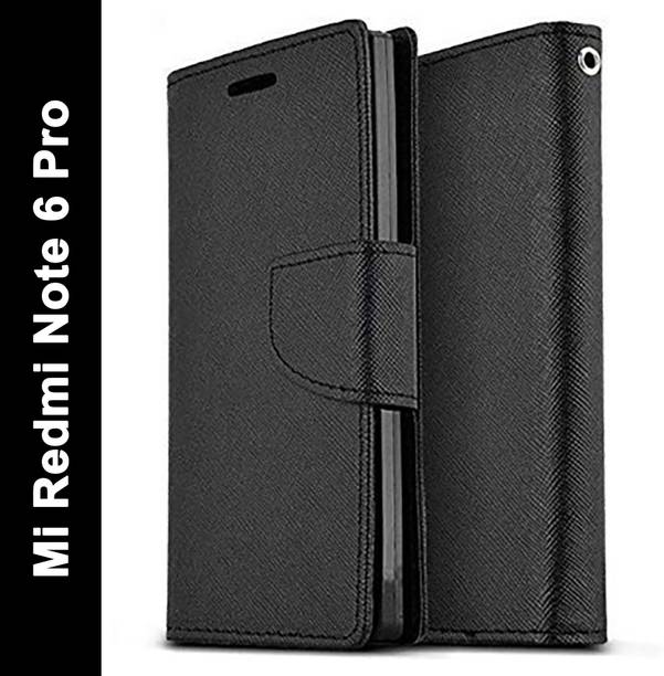 Aarov Flip Cover for Mi Redmi Note 6 Pro, Mi Redmi Note 6 Pro
