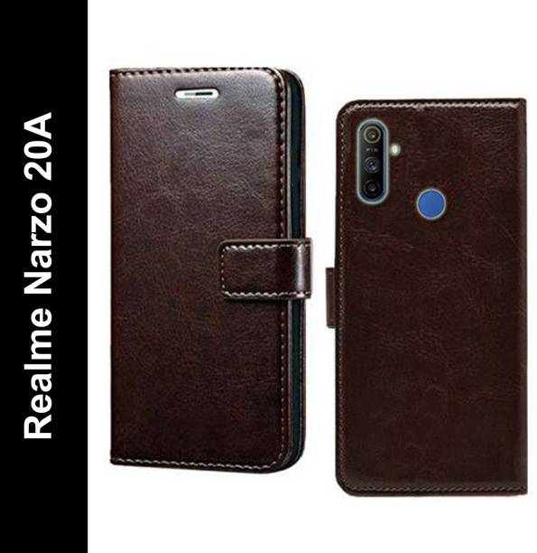 Wynhard Flip Cover for Realme Narzo 10A, Realme Narzo 20A