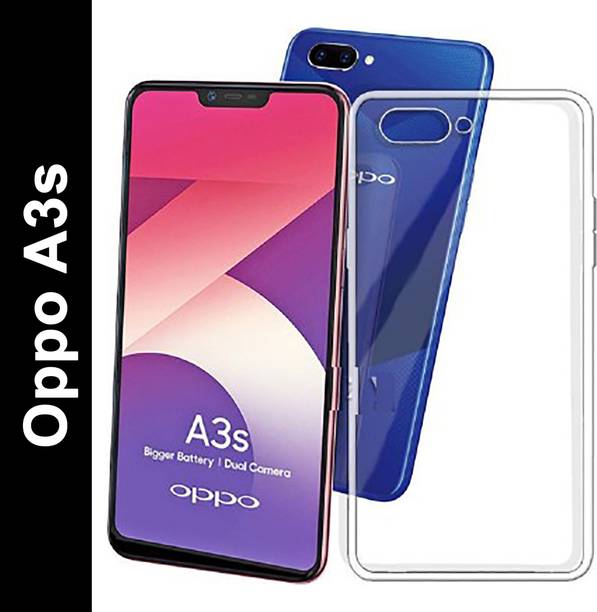 Aarov Back Cover for Oppo A3s, Realme C1, Designer Plain Back Cover