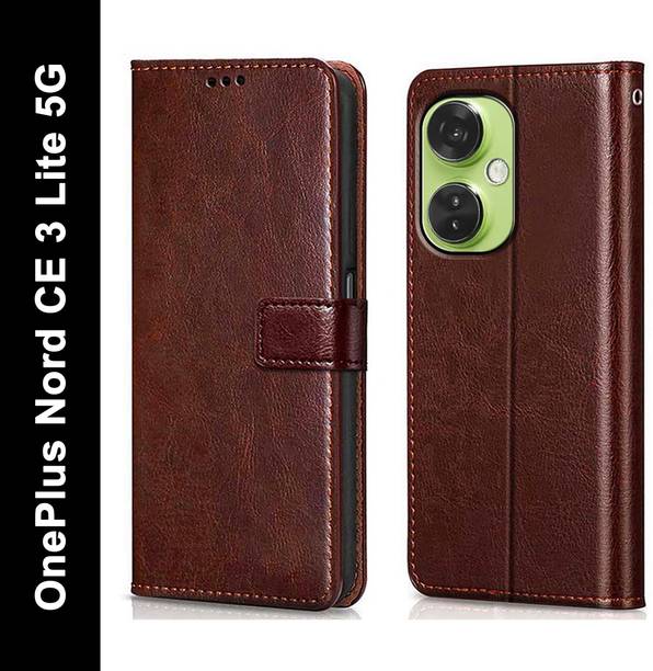 WOW Imagine Flip Cover for 1+ OnePlus Nord CE 3 Lite 5G (Flexible | Leather Finish | Card Pockets Wallet & Stand
