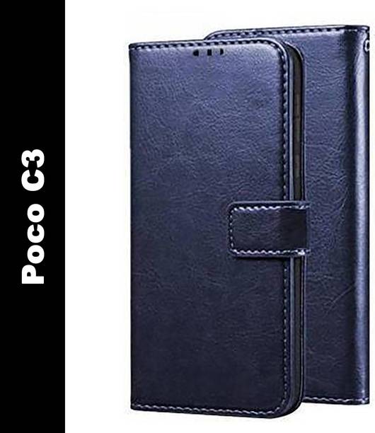 SCAMPY Flip Cover for Poco C3
