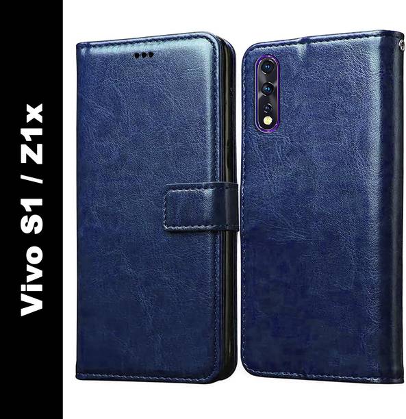 Casotec Flip Cover for Vivo S1, Vivo Z1x
