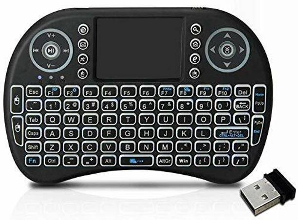 slowside Mini Wireless Keyboard with touchpad without backlit Gaming Qwerty Handheld Keyboard Wireless Thumb-size Gaming Keyboard Compatible with Desktop, Laptop, Mac