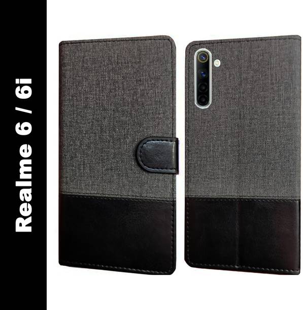 Spicesun Flip Cover for Realme 6, Realme 6i