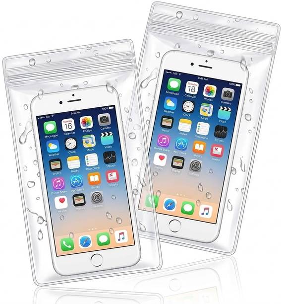 MYYNTI Pouch for Waterproof Mobile Phone Pouch Rain Cover for All Types of Phone Transparent