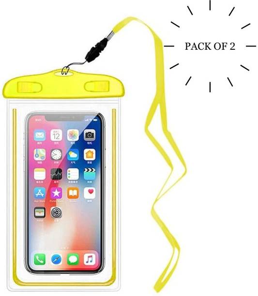ModishOmbre Pouch for Mobile, Nylon Mobile Waterproof Pouch Underwater Cover for All Mobiles up to 6.5 inches