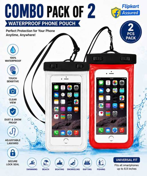 SafeSeal Pouch for Dust Protective Cover Bag, Mobile Rain Pouch, Mobile Waterproof Cover