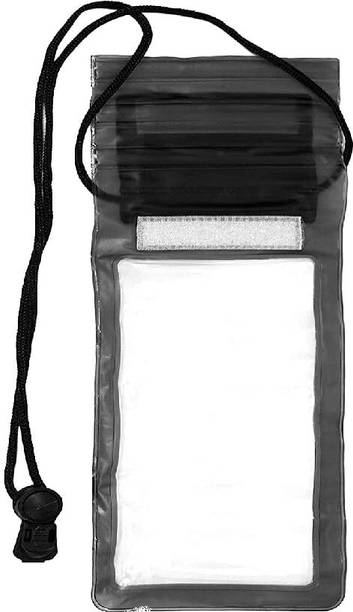 Hybite Pouch for Mobile Phone PVC Waterproof Rain Protection Transparent Pouch Cover 7 inches, (Multicolor)