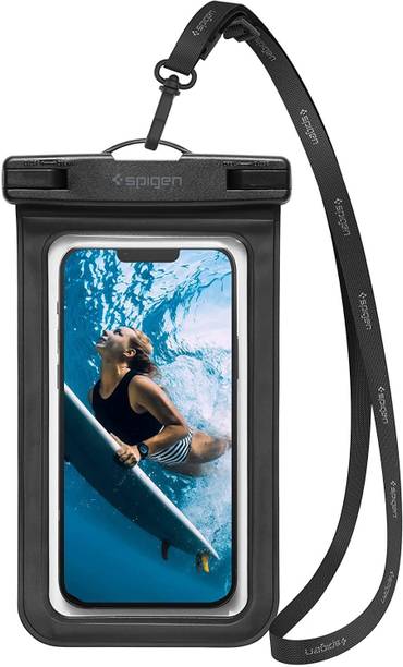 Spigen Polyvinyl Chloride Aqua Pouch for All Mobile Phone up to 8.7 inch