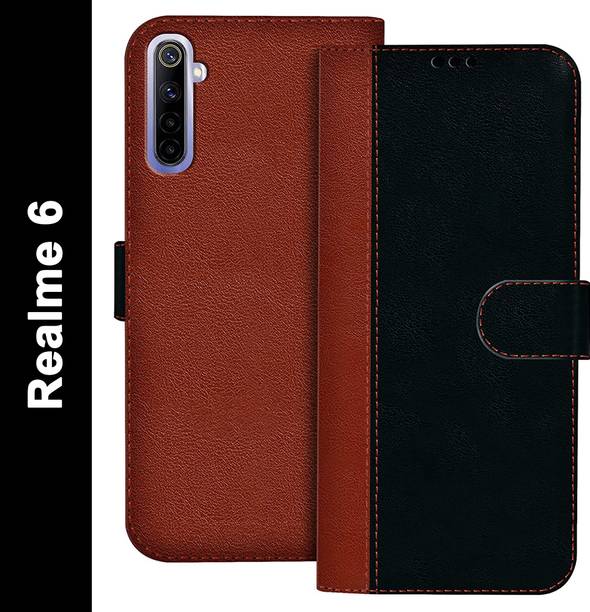 Mycos Flip Cover for Realme 6