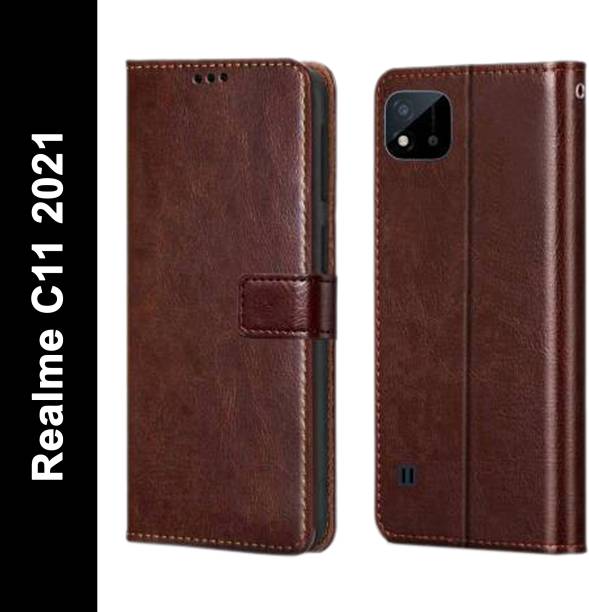 Chaseit Flip Cover for Realme C11 2021