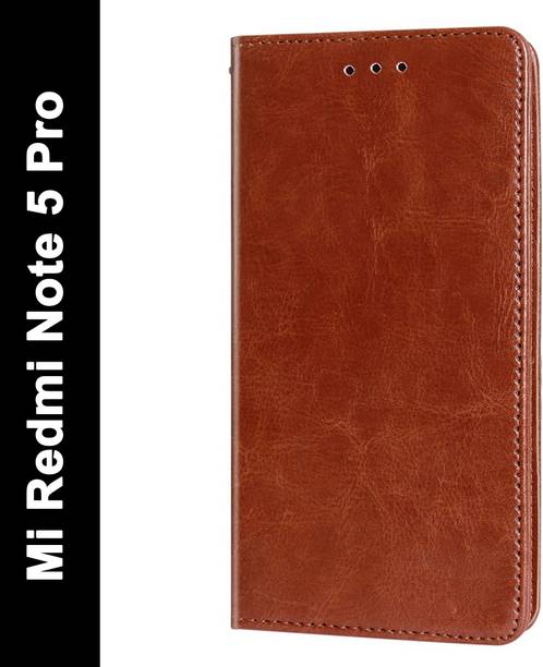 Unistuff Flip Cover for Mi Redmi Note 5 Pro