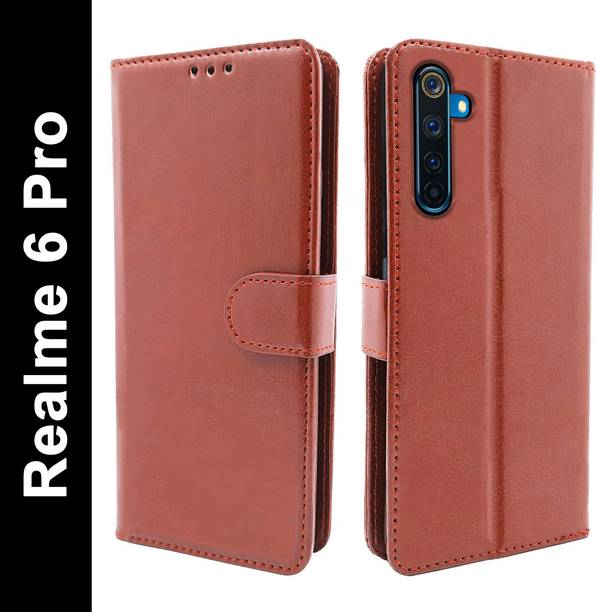 Juberous Flip Cover for Realme 6 Pro