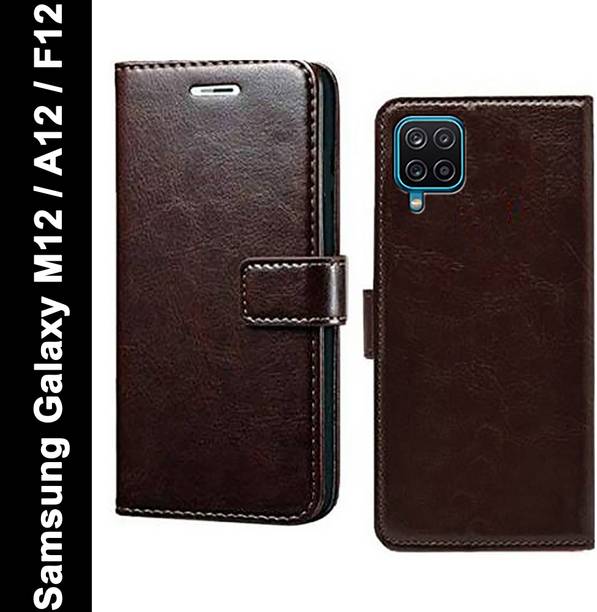 Wynhard Flip Cover for Samsung Galaxy A12, Samsung Galaxy M12, Samsung Galaxy F12