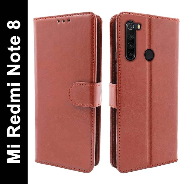 Juberous Flip Cover for Mi Redmi Note 8