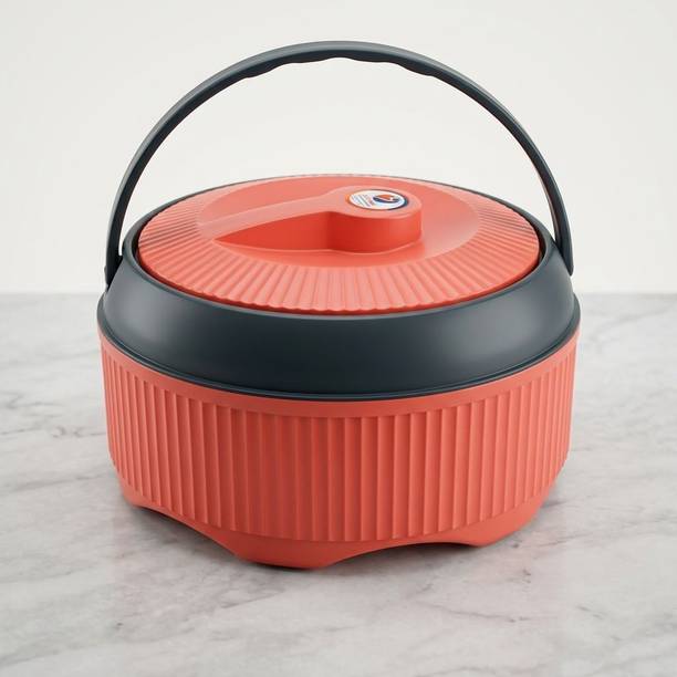 MINDKING Insulated 900ml Red Casserole for Serving Hot Meals Thermoware Casserole