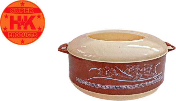 Super HK Stainless Steel Casserole Keeps Chapati, Food, Curry with Lid Cook and Serve Casserole