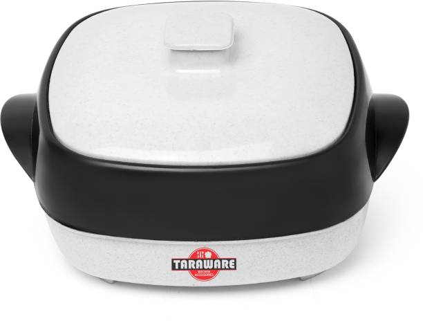 Tara Ware Inner Steel Casserole ideal for Roti & Chapati Cook and Serve (Back & White) Cook and Serve Casserole