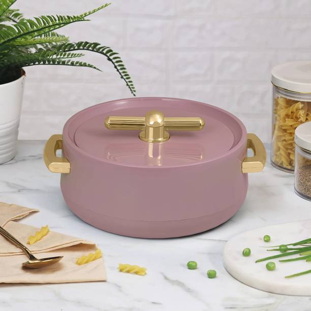 Selvel SELVEL Stainless Steel Elegance Royal Purple 1200 ML Thermoware Casserole