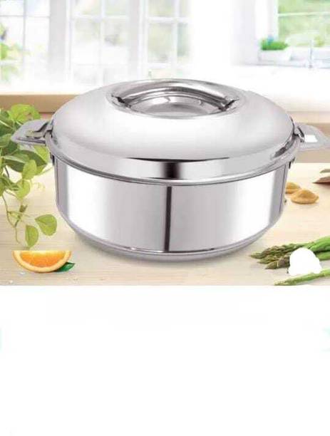 Balaji HIGH GRADE STAINLESS STEEL CLASSY CASSEROLE & SERVING BOWL 3500 ML , HOTPOT Serve Casserole