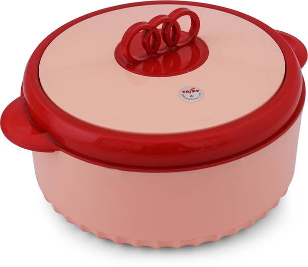 GALOOF Stainless Steel Serving Casserole 2000 ml | Double Wall Insulated Hot Pot Serve Casserole