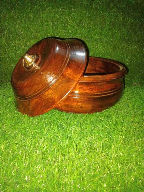 Sehar Industries Wooden Chapati Box in Shweesham Wood Cook and Serve Cook and Serve Casserole