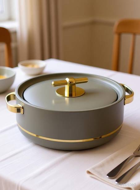 BLAL Plastic Inner Stainless Steel Insulated Casserole Hot pot Thermoware Casserole