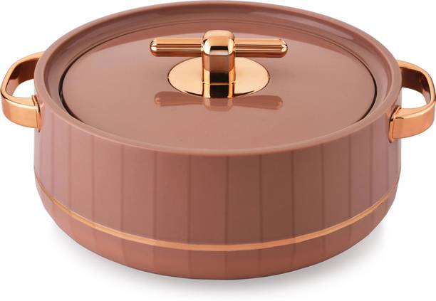 BLAL Deluxe Decor 3000 Inner Stainless Steel Insulated Casserole BrownGold Thermoware Casserole