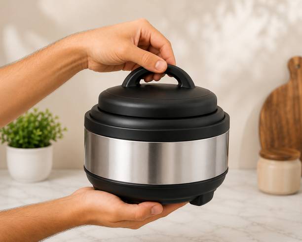 Homivra Stainless Steel Hot Pot Casserole 1500 ml Serve Casserole