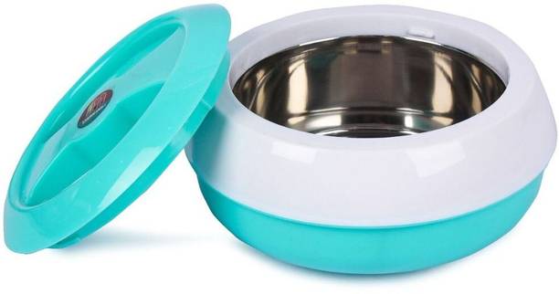 AE Maharani Stainless Steel Trendy Casserole Hot Case With Lid, 1500 ml Serve Casserole