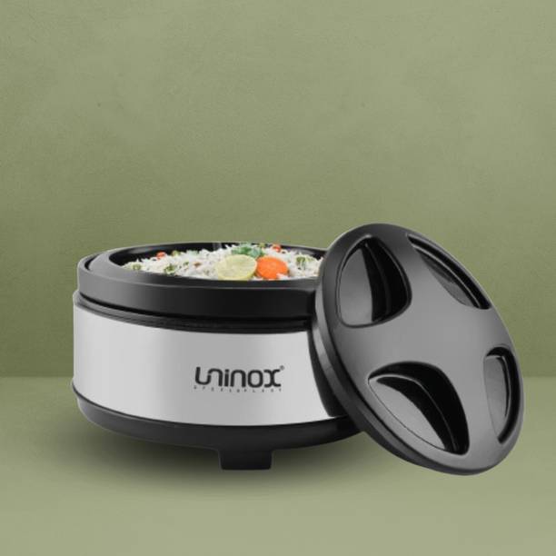 UNINOX Roti Chapati Casserole Set: 2 Litre Double Wall Insulated Airtight Hot Pot Thermoware Casserole