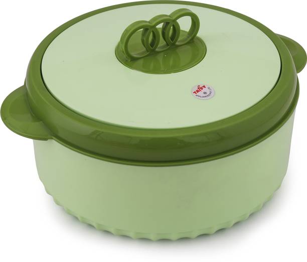 गलूफ Stainless Steel Serving Casserole 2000 ml | Double Wall Insulated Hot Pot सर्व कैसरोल