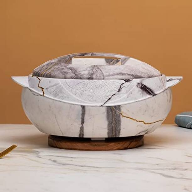 सेल्वेल Premium Modern Insulated Stainless Steel Casserole|Double Walled Insulated सर्व कैसरोल