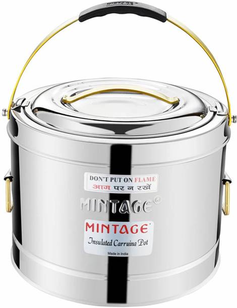 Mintage Stainless Steel Hot Pot 20 Liters | Serving Pot for Better Serve Cook and Serve Casserole