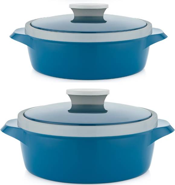 NARIYA NEW CASSEROLE SET COMES WITH 2 DIFFERENT CAPACITY FOR EVERYDAY USE AT HOME Pack of 2 Thermoware Casserole Set