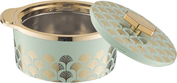 ट्रूवेयर Floraa Fine Inner Steel Casserole, 1500 ml, PU Insulated BPA free Odor Proof थर्मोवेयर कैसरोल