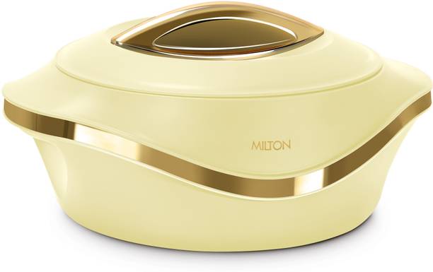 मिल्टन Pearl 1500 Inner Stainless Steel Casserole, 1.27 Litres, Ivory सर्व कैसरोल