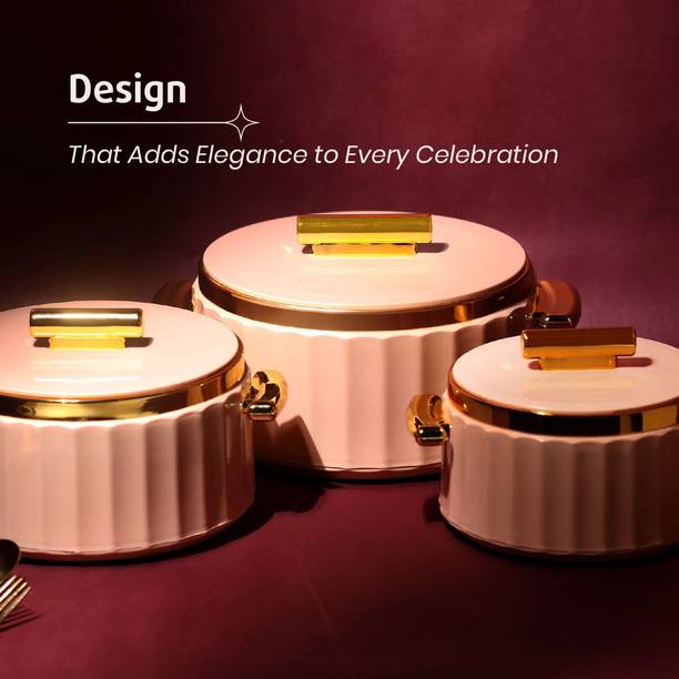 Selvel SELVEL Camry Casserole Set Pack of 3 Thermoware Casserole Set