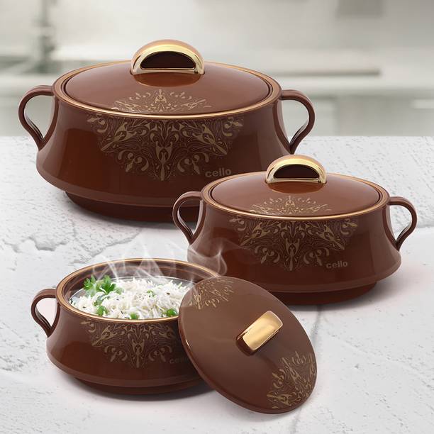cello Midas Pack of 3 Thermoware Casserole Set
