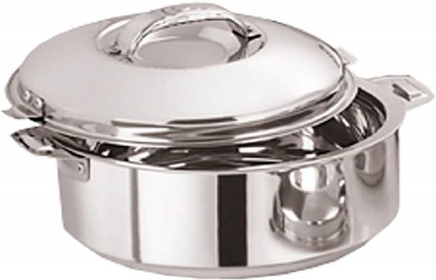 BLAL Stainless Steel Insulated Casserole Chapati Box with Lid Hot & Cold Food Storage Cook and Serve Casserole